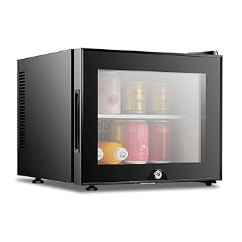 【Envíntor ミニ冷蔵庫 黒】 Amazon | iimono117 小型冷蔵庫 46L 両開き 製氷室付き 1ドア 右